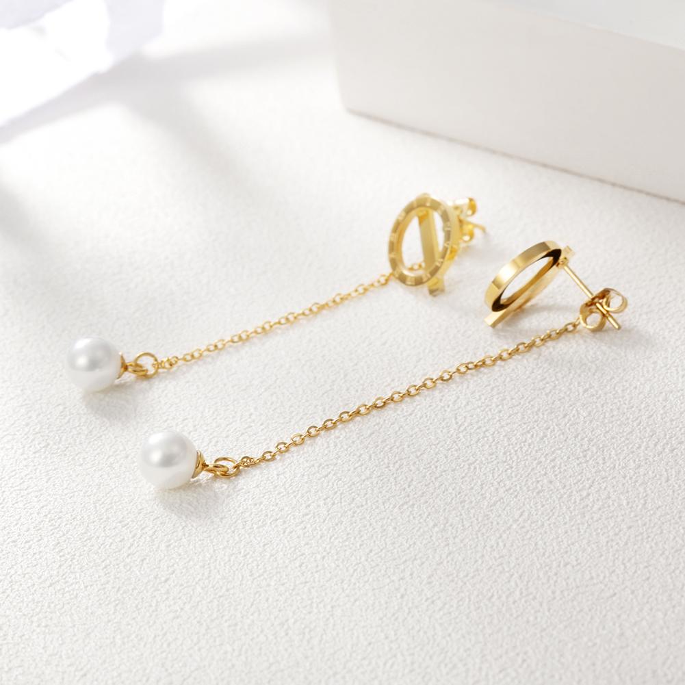 Naiad Pearl Dangle Earrings