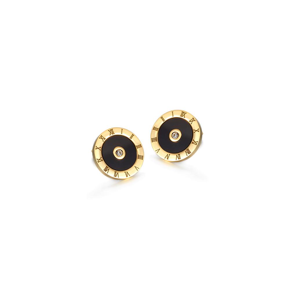 Minerva Numeral Stud Earrings