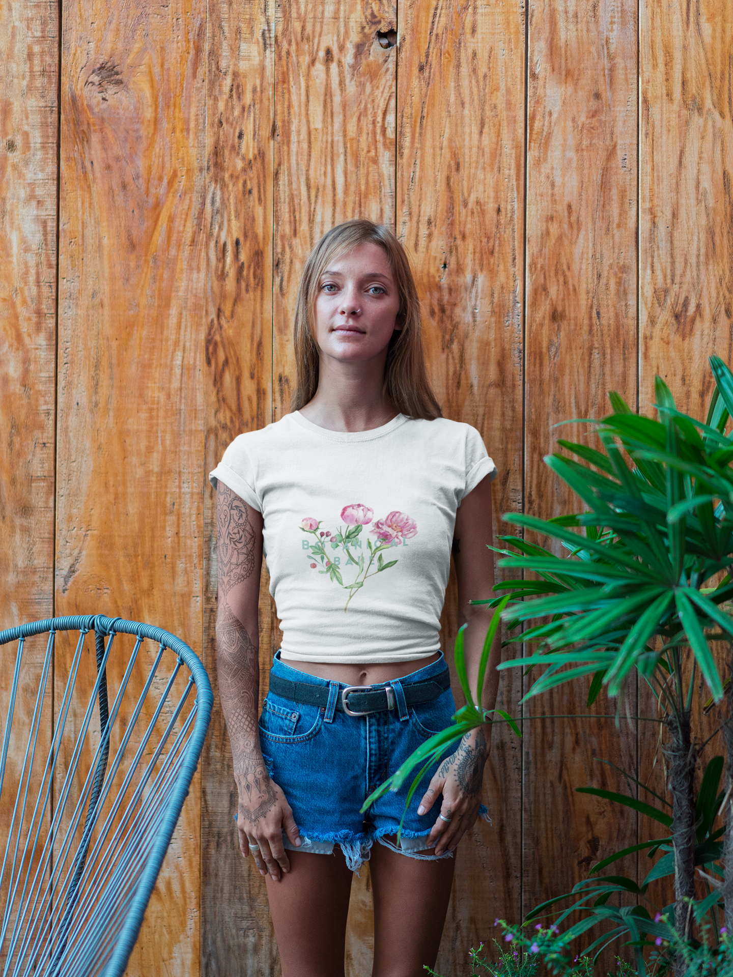 Botanical Babe Crop Tee