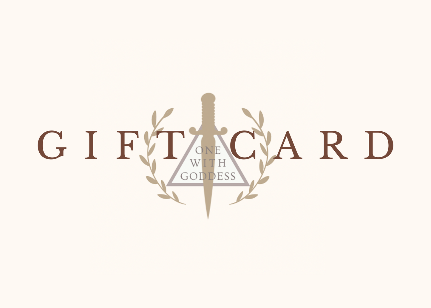Goddess Armory Gift Card