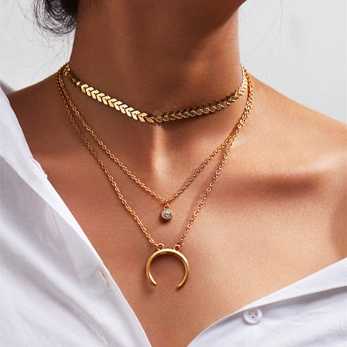 Diana Horn Necklace