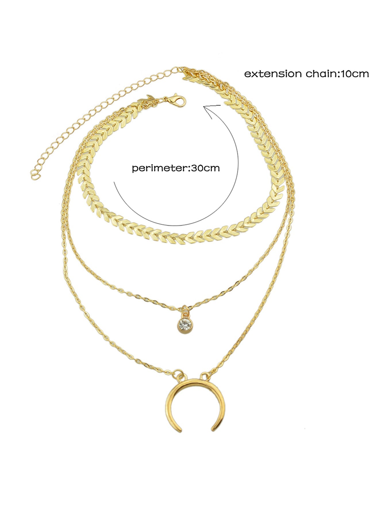 Diana Horn Necklace