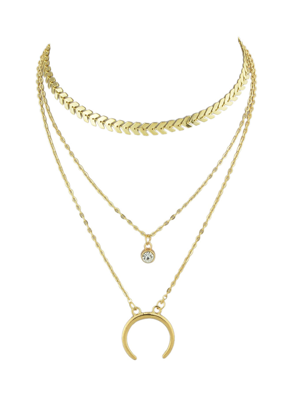 Diana Horn Necklace