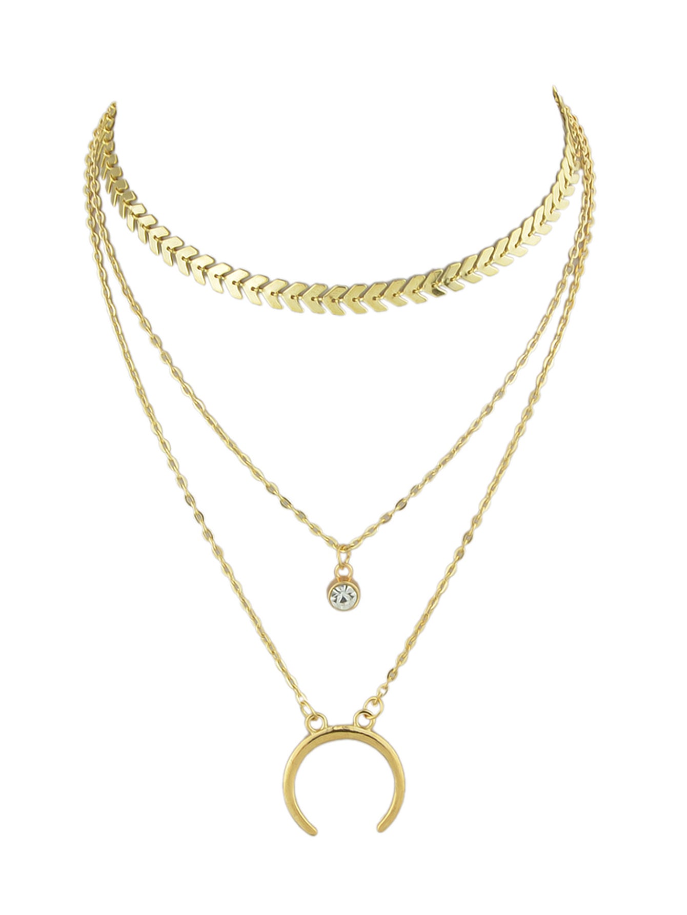 Diana Horn Necklace
