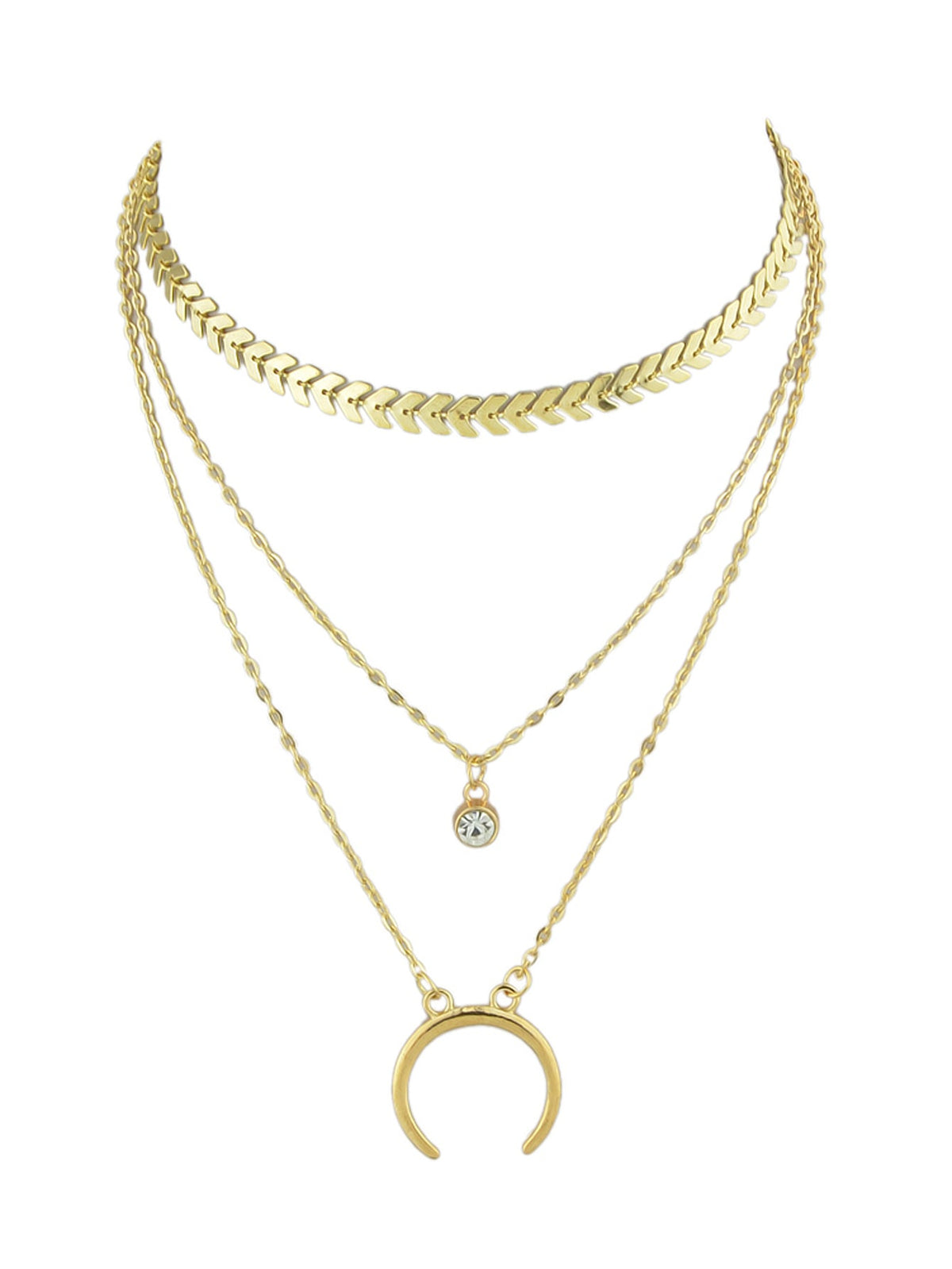 Diana Horn Necklace