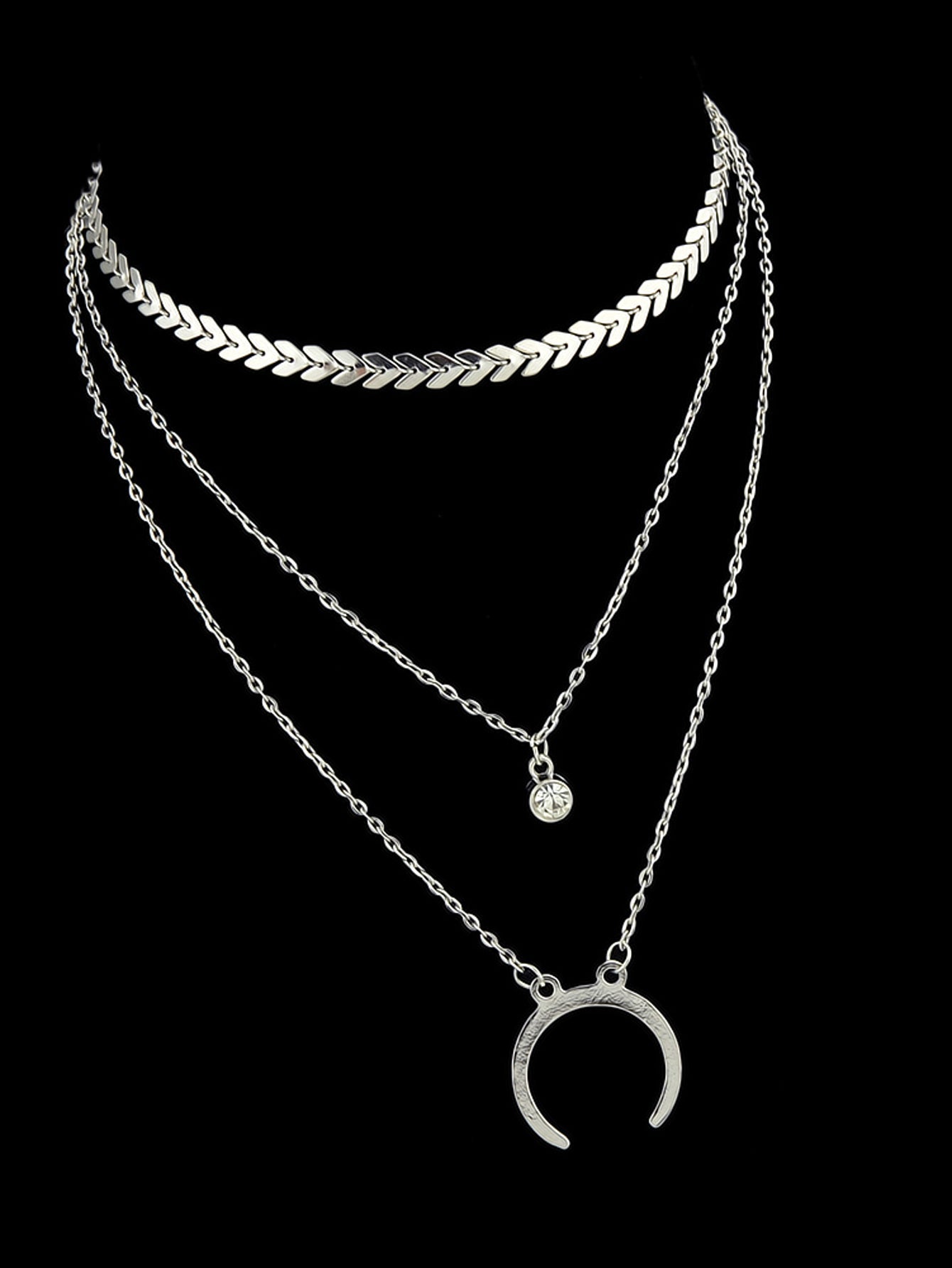 Diana Horn Necklace