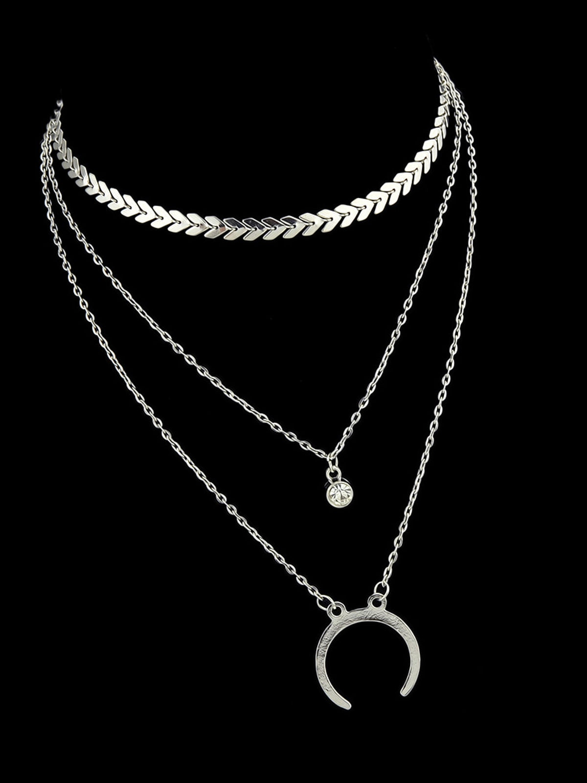 Diana Horn Necklace