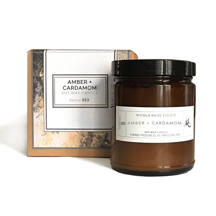 Amber + Cardamom Soy Candle