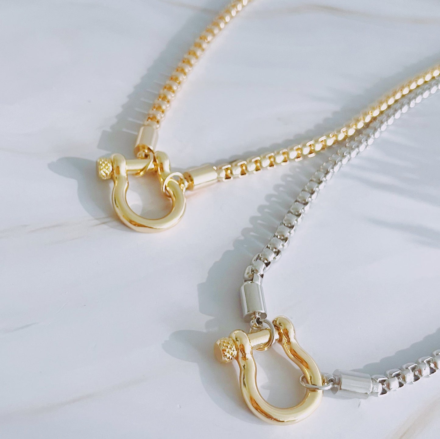 Venus Box Chain Necklace