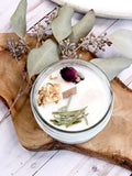 Fertility Ritual Candle — Rose Quartz