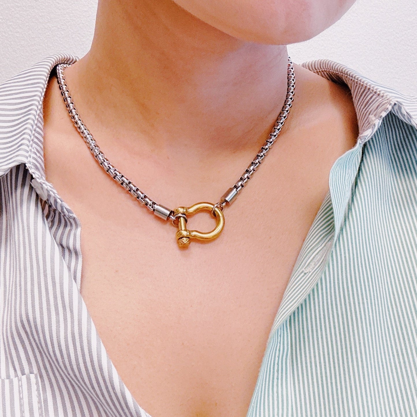 Venus Box Chain Necklace