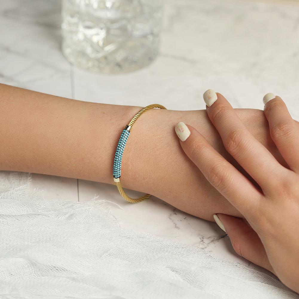 Hathor Turquoise Bangle