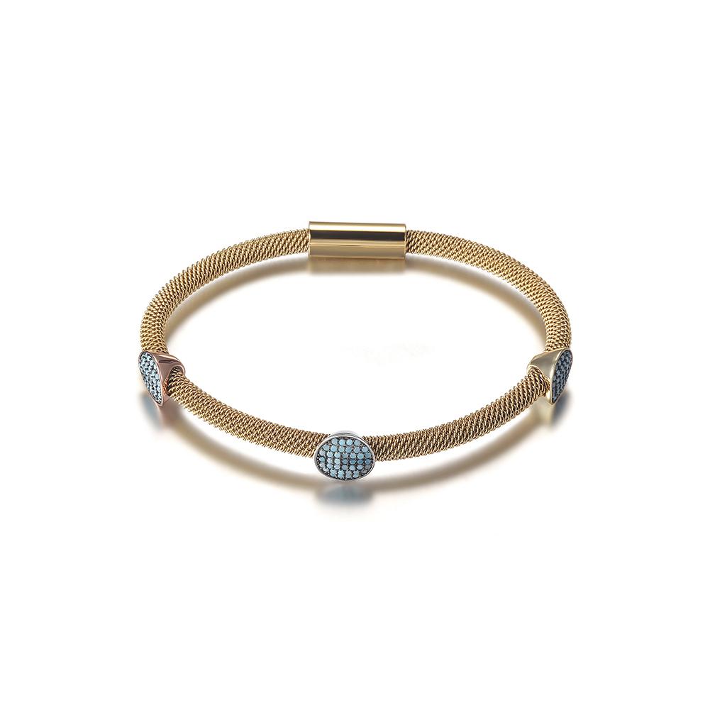 Isis Turquoise Cable Bangle
