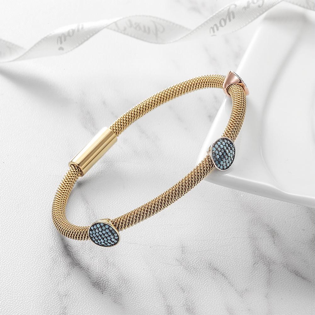 Isis Turquoise Cable Bangle