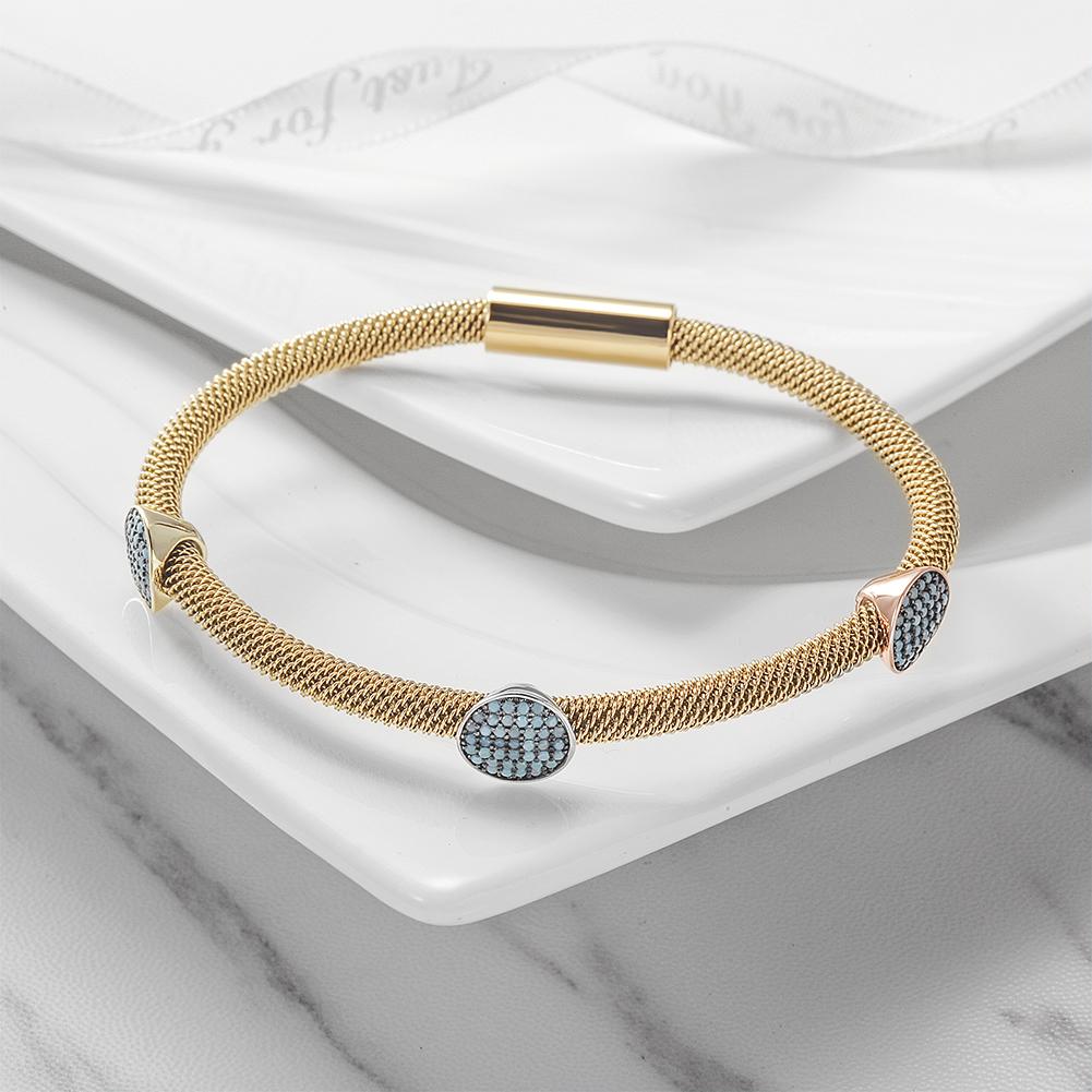 Isis Turquoise Cable Bangle