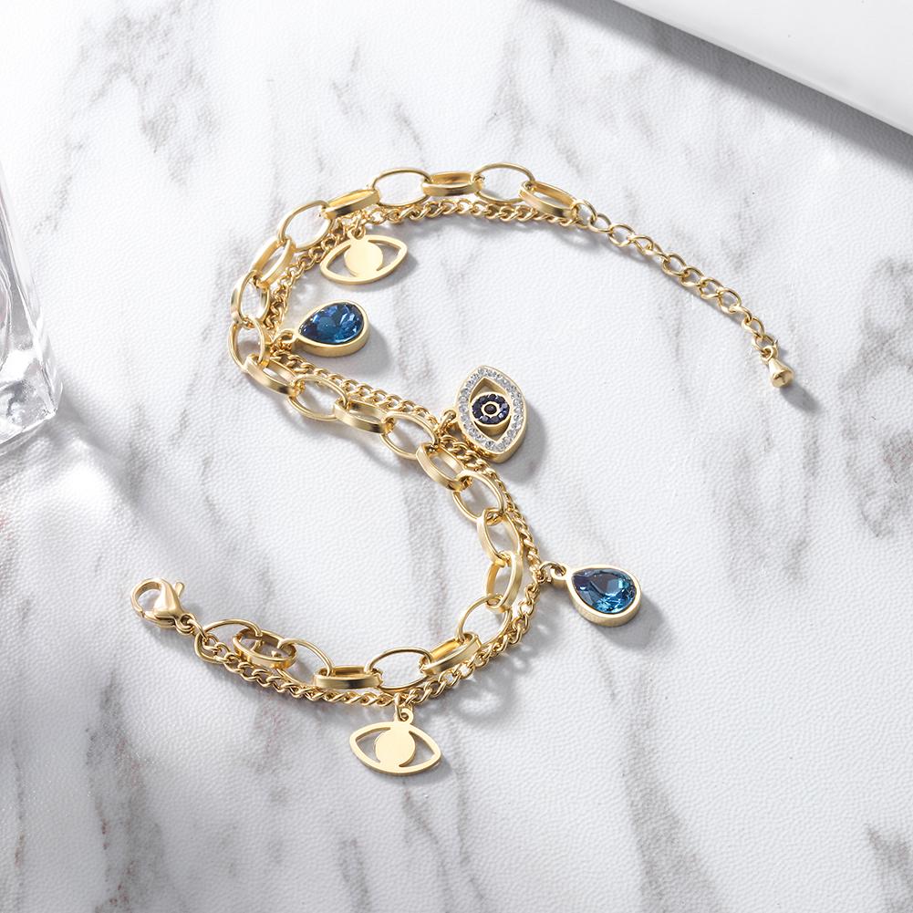 Athena Aegis Evil Eye Bracelet