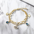Athena Aegis Evil Eye Bracelet