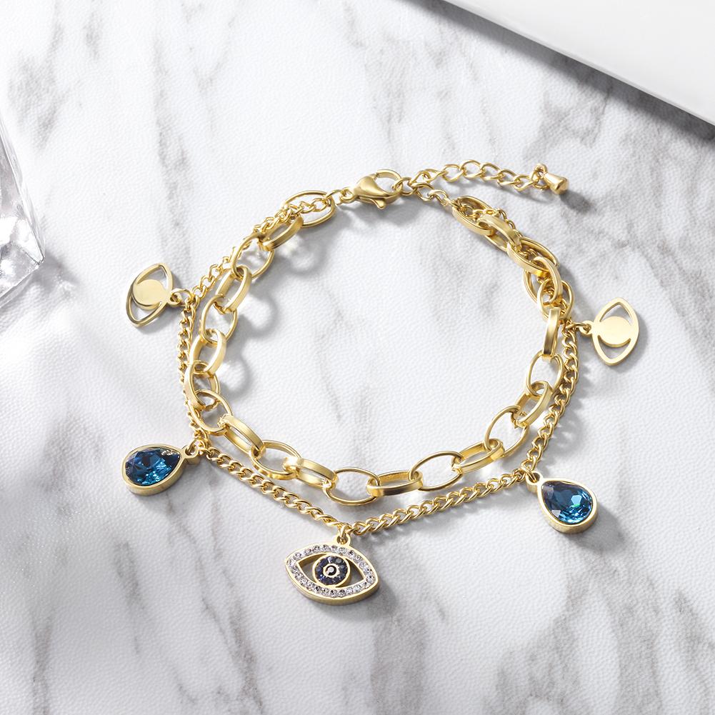 Athena Aegis Evil Eye Bracelet