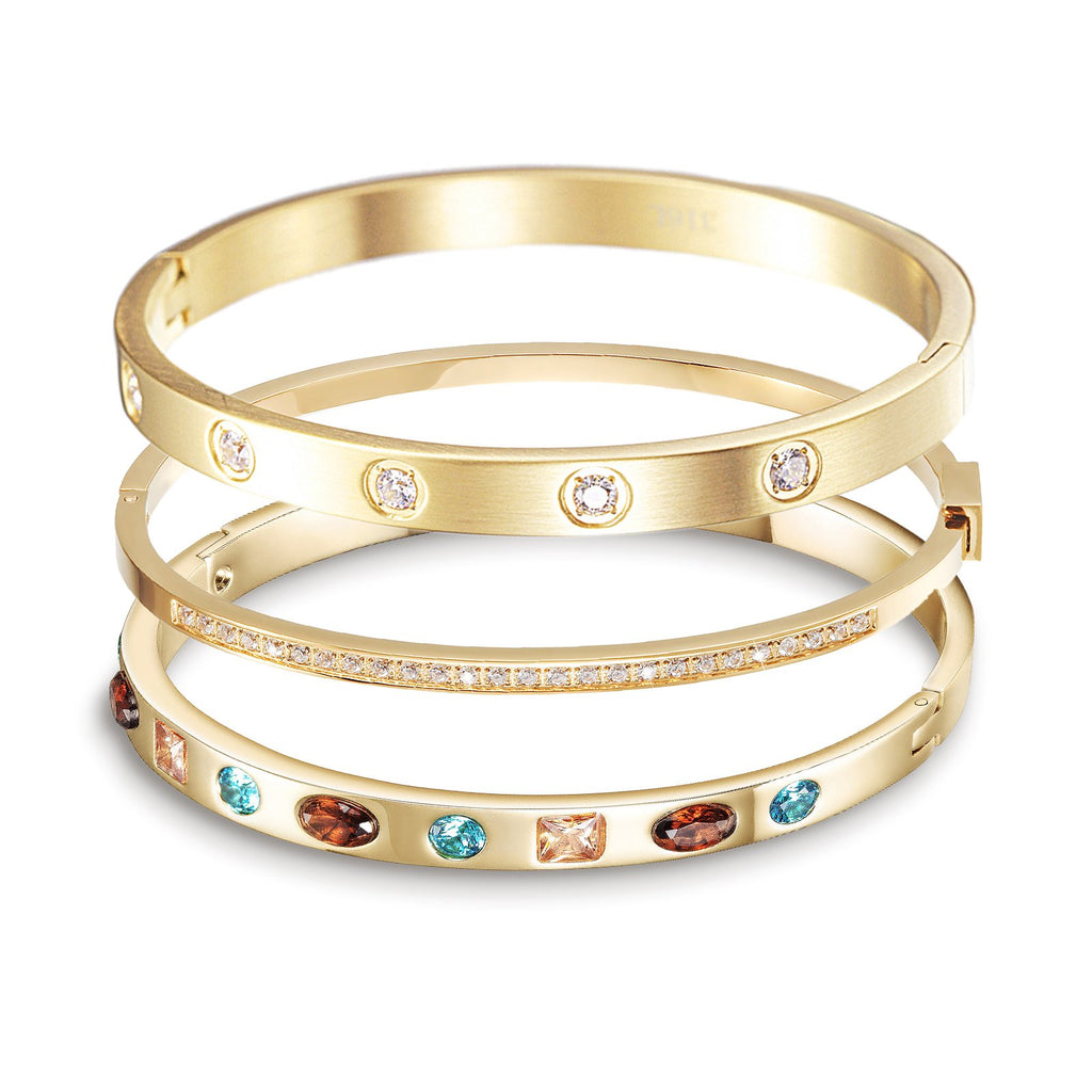 Cybele Stacked Bangle Set