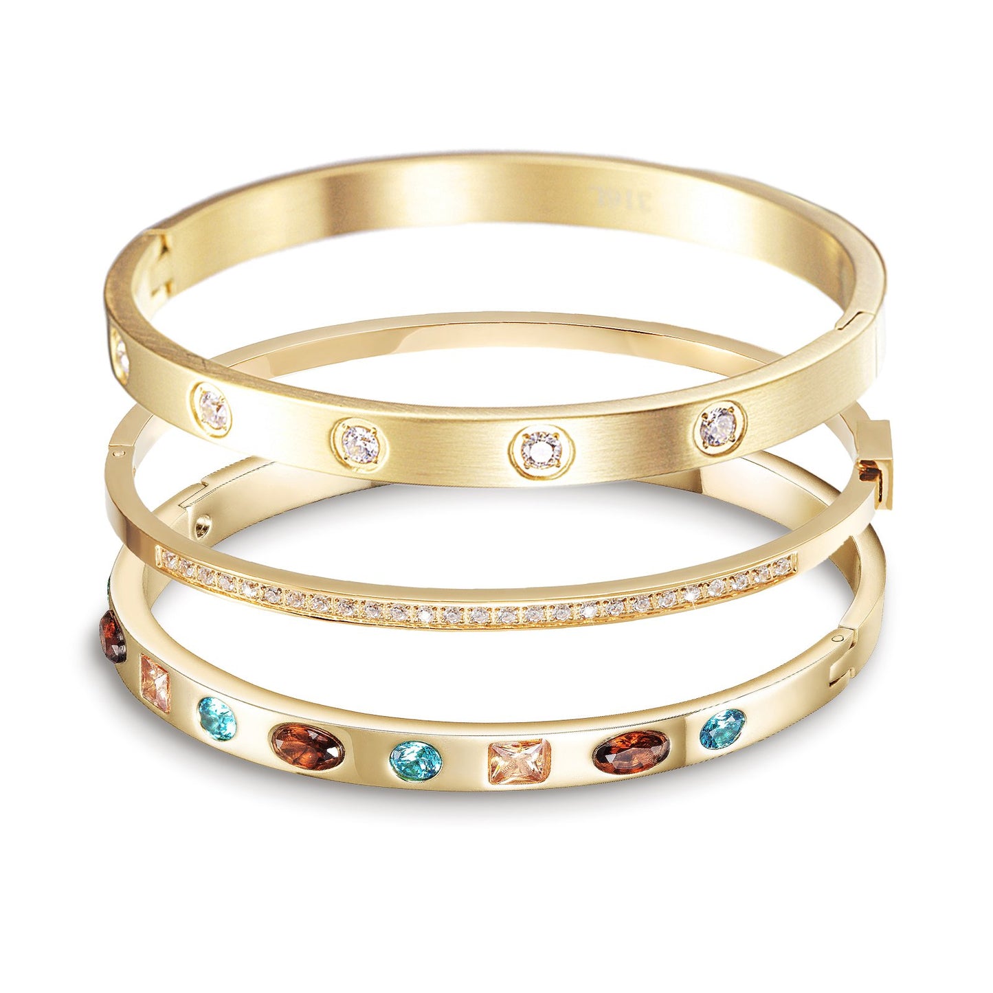 Cybele Stacked Bangle Set