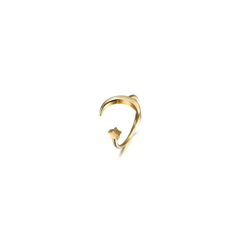 Stella Crescent Moon Ring