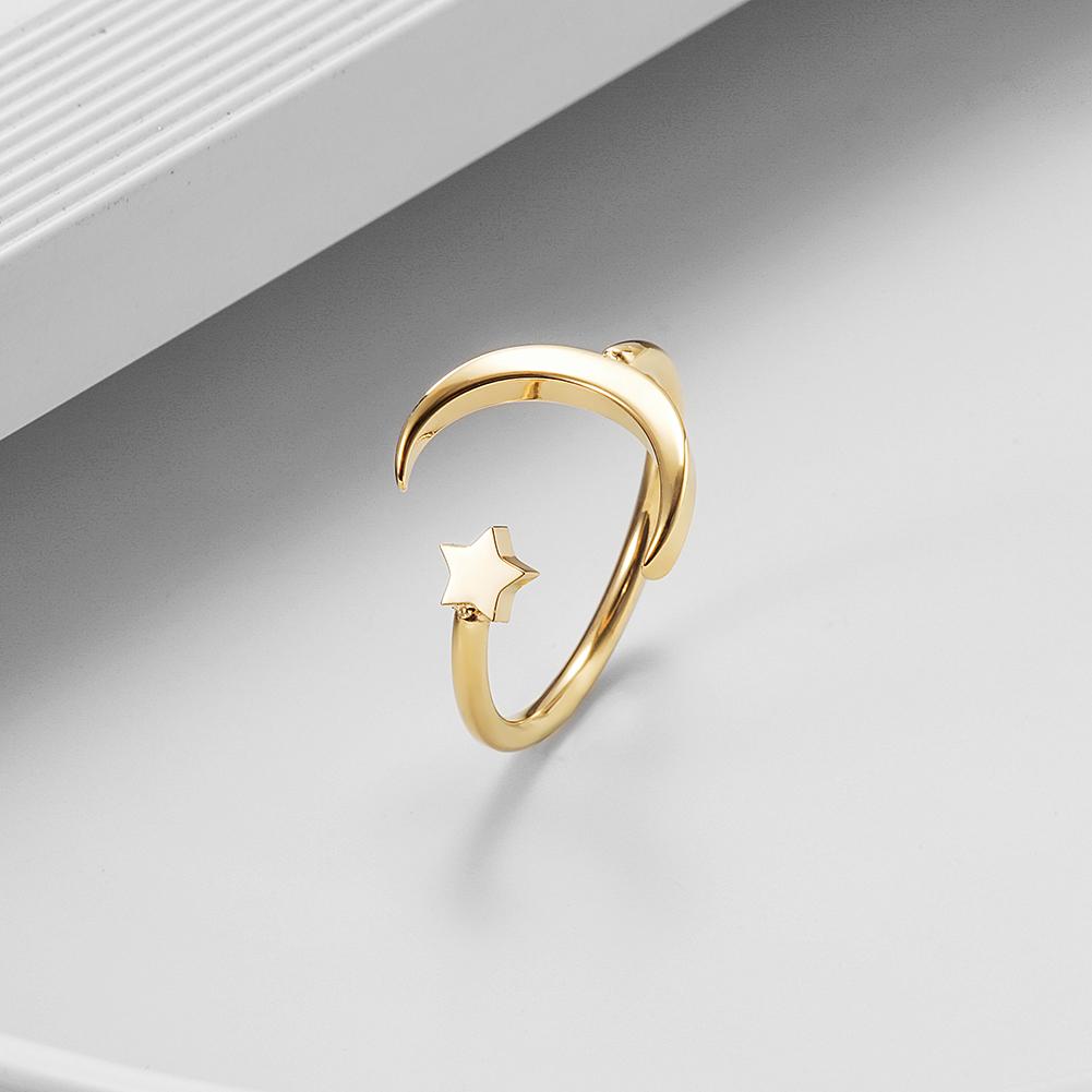 Stella Crescent Moon Ring
