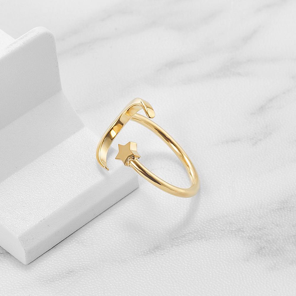 Stella Crescent Moon Ring