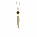 Isis Tassel Drop Pendant Necklace