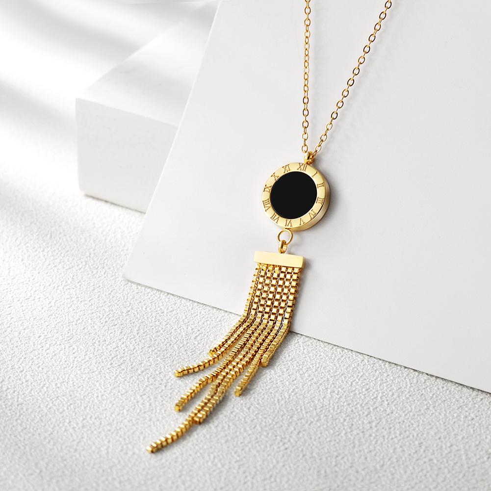 Selene Tassel Pendant Necklace