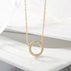 Ourania Circle Pendant Necklace