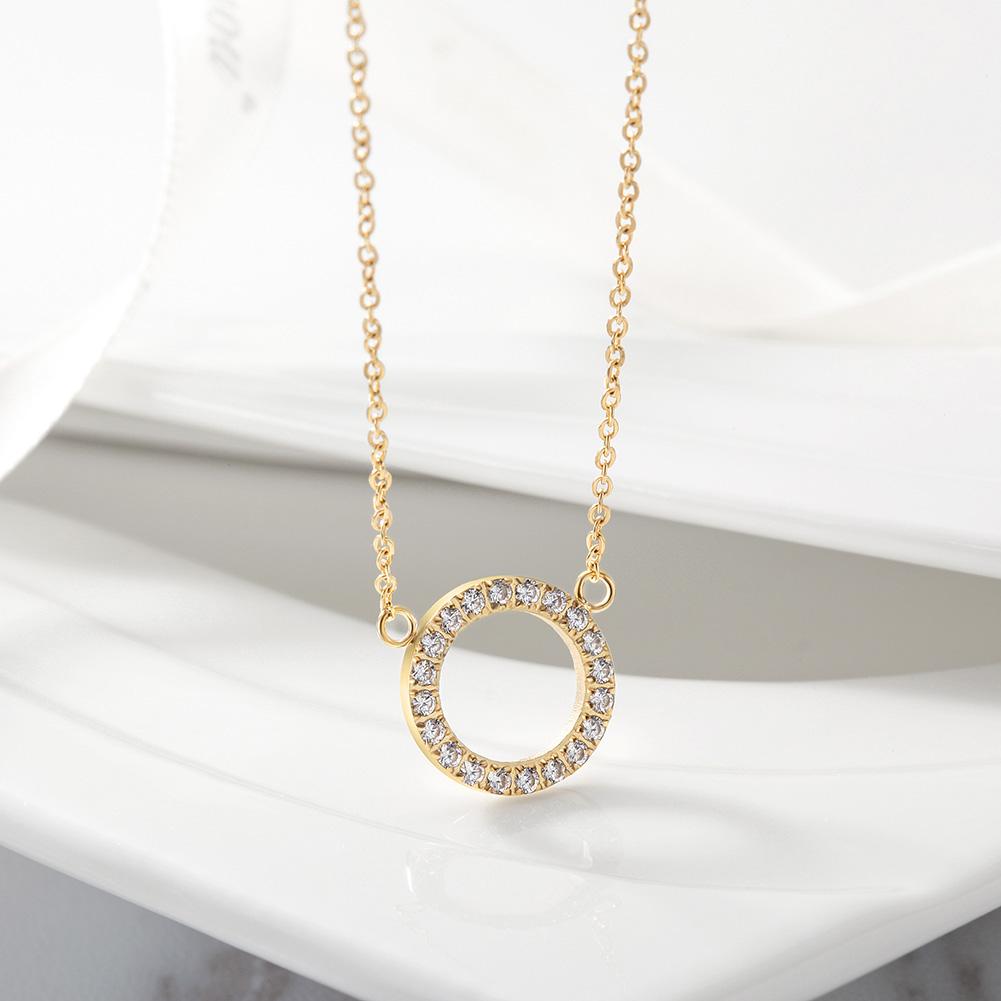 Ourania Circle Pendant Necklace
