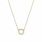 Ourania Circle Pendant Necklace