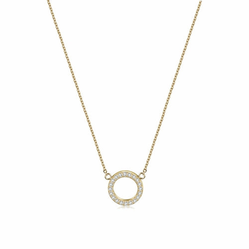 Ourania Circle Pendant Necklace