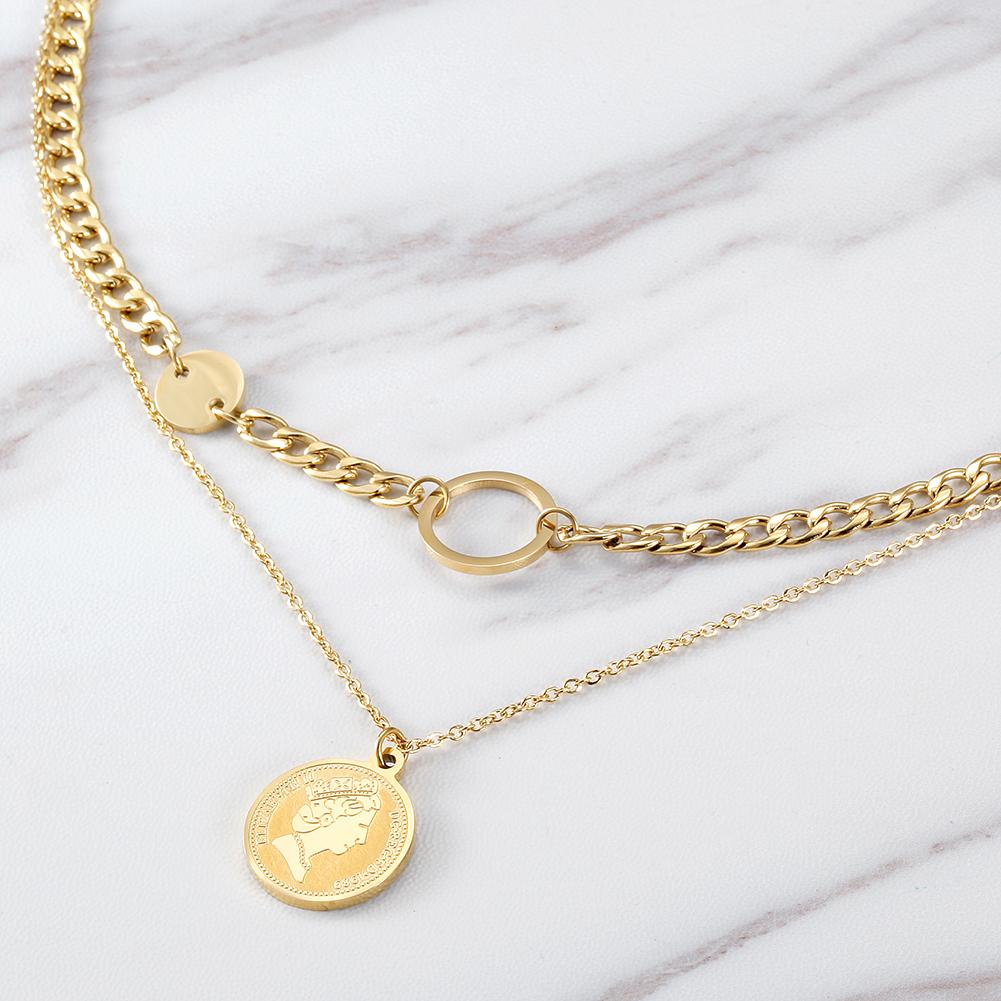 Demeter Layered Coin Necklace