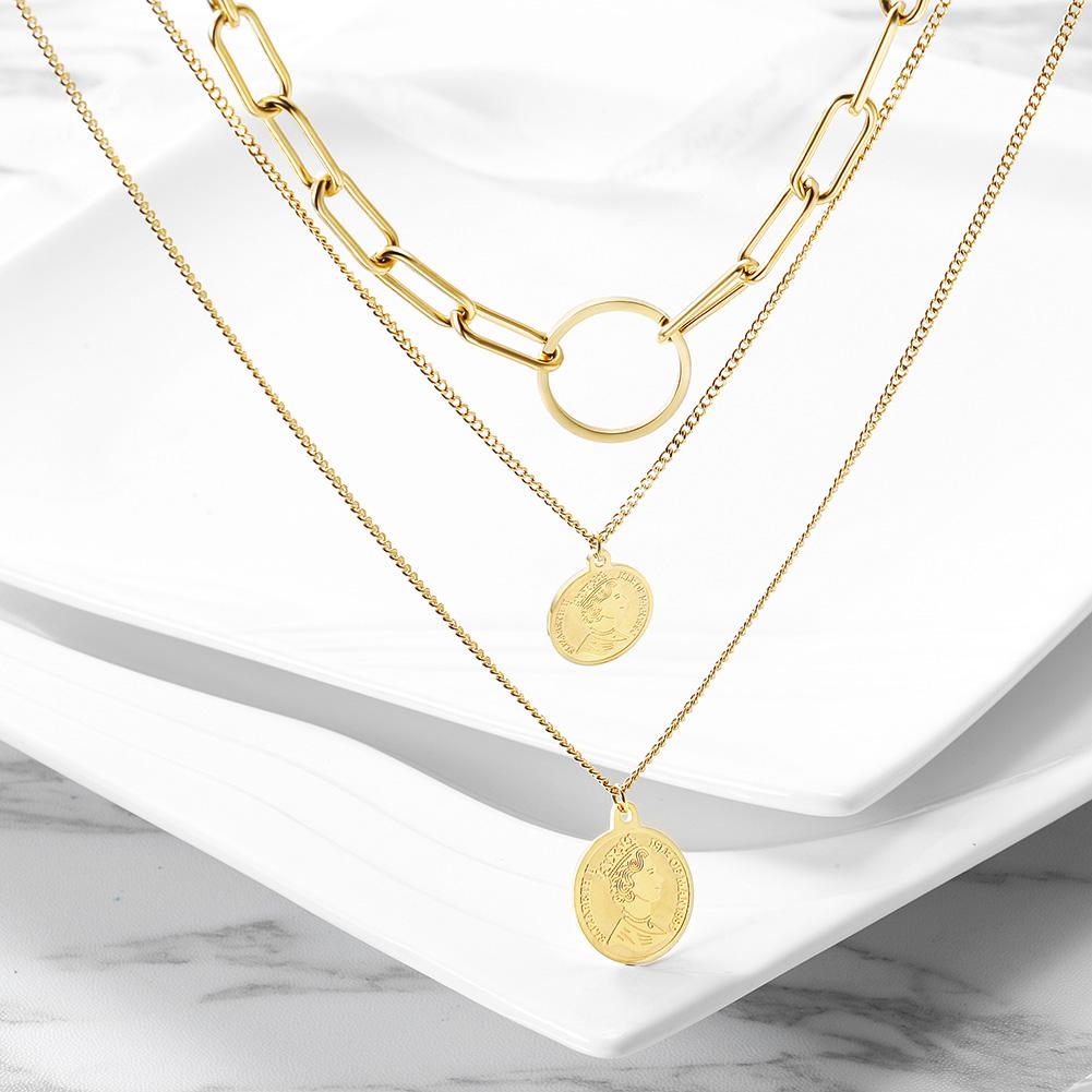Trinity Coin Necklace