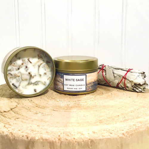 White Sage Smudge Candle