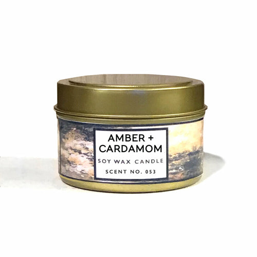 Amber + Cardamom Soy Candle