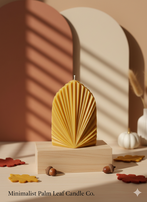 Palm Leaf Soy Candle