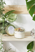 Peace Ritual Candle — Clear Quartz