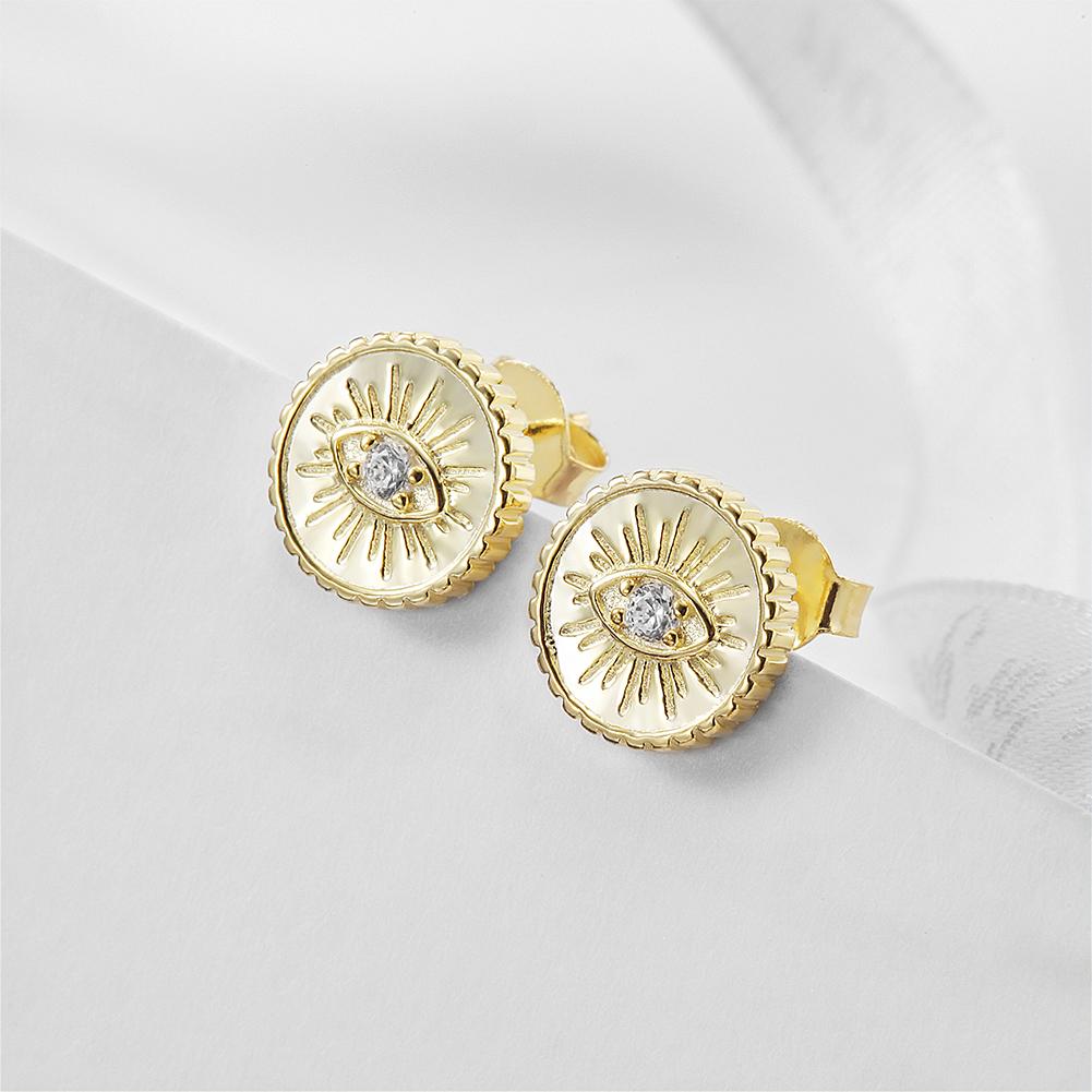 Nemesis Evil Eye Stud Earrings