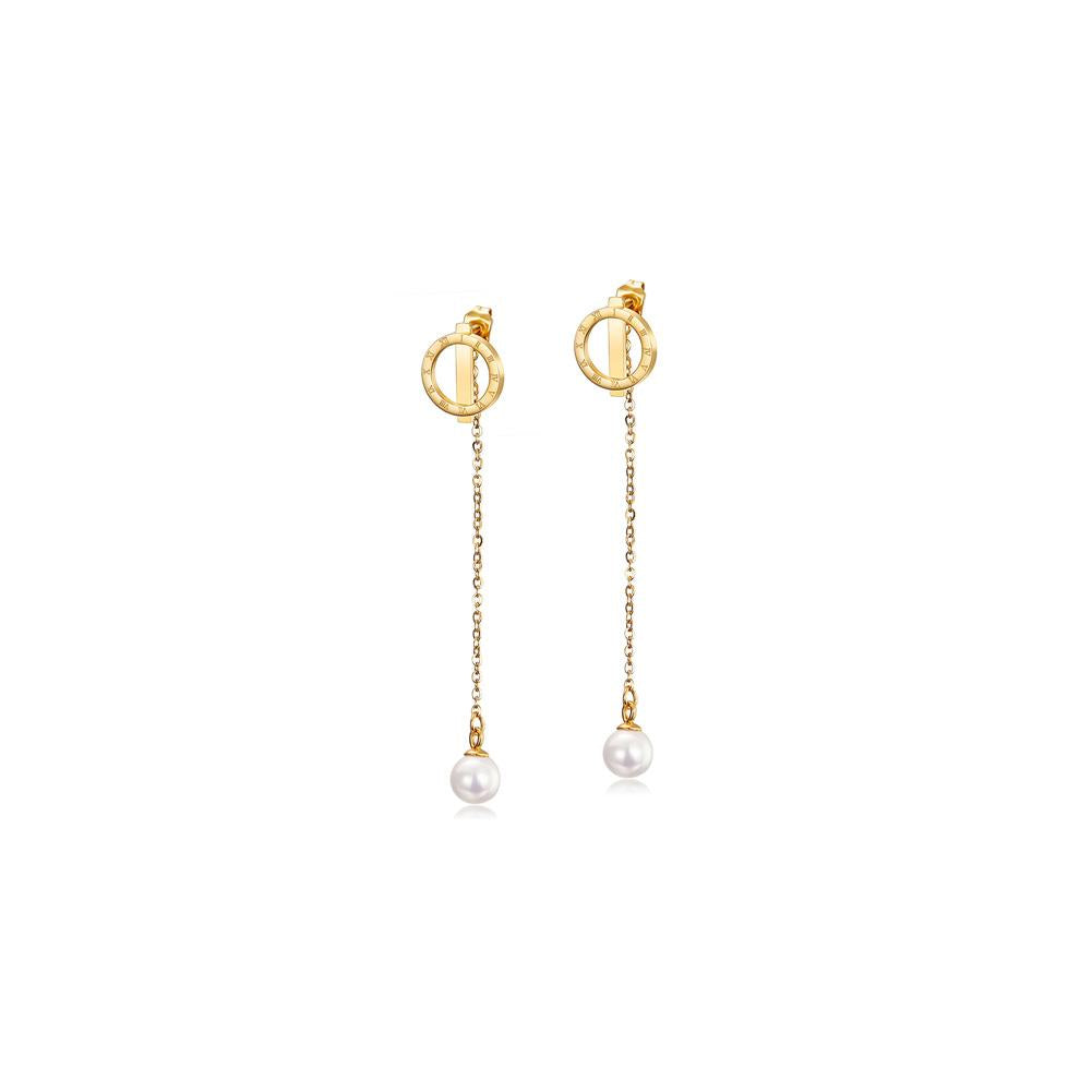 Naiad Pearl Dangle Earrings