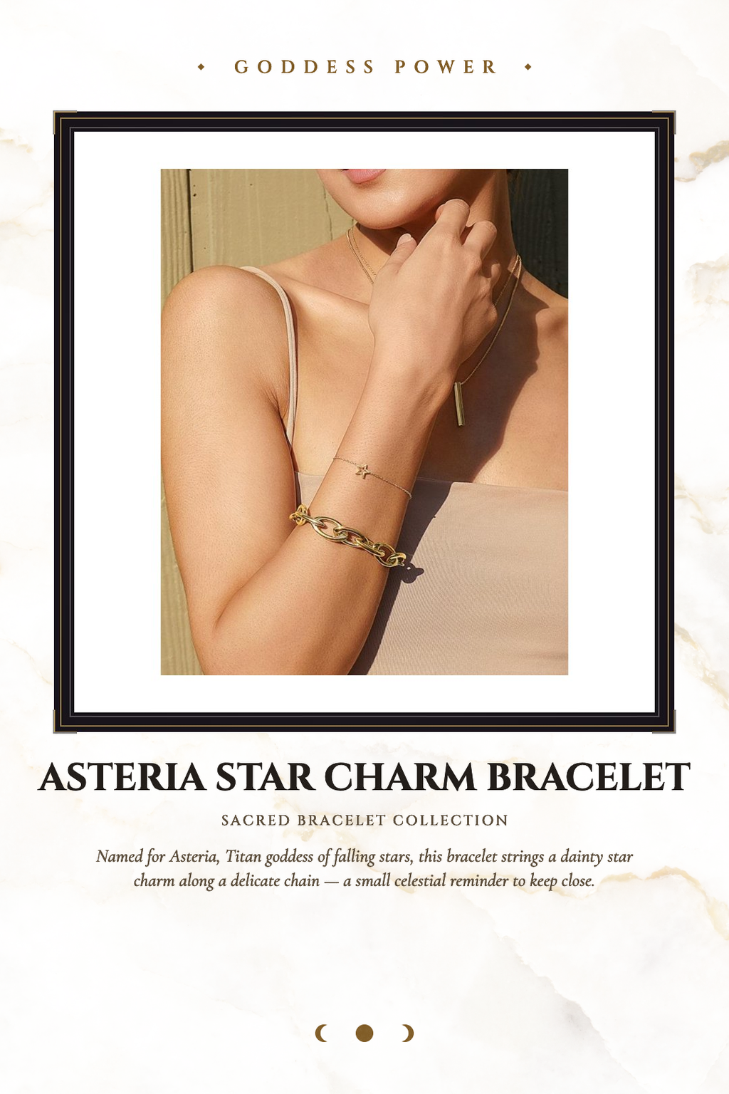 Asteria Star Charm Bracelet