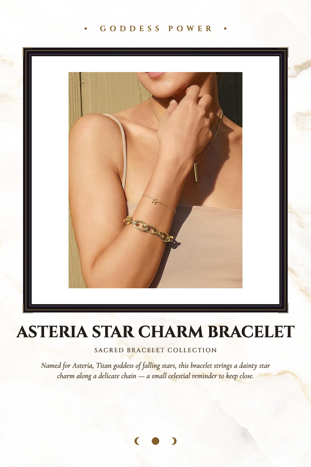 Asteria Star Charm Bracelet