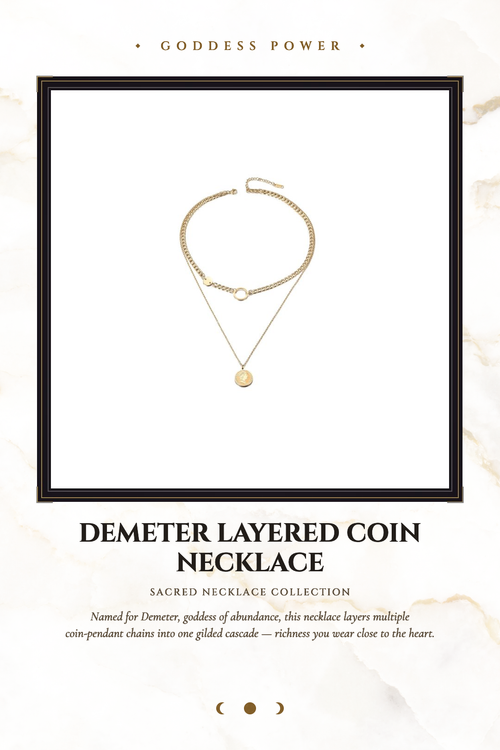 Demeter Layered Coin Necklace