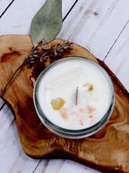 Space Clearing Ritual Candle — Quartz