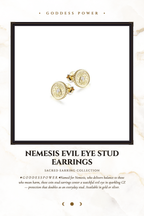 Nemesis Evil Eye Stud Earrings