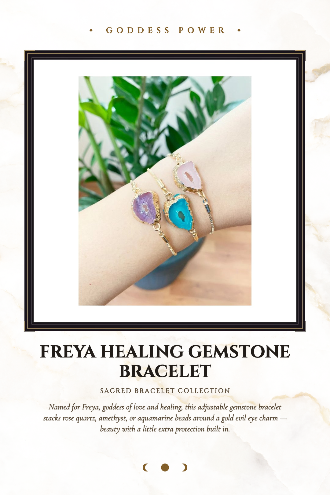 Freya Healing Gemstone Bracelet