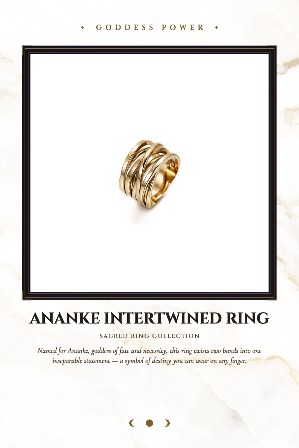 Ananke Intertwined Ring