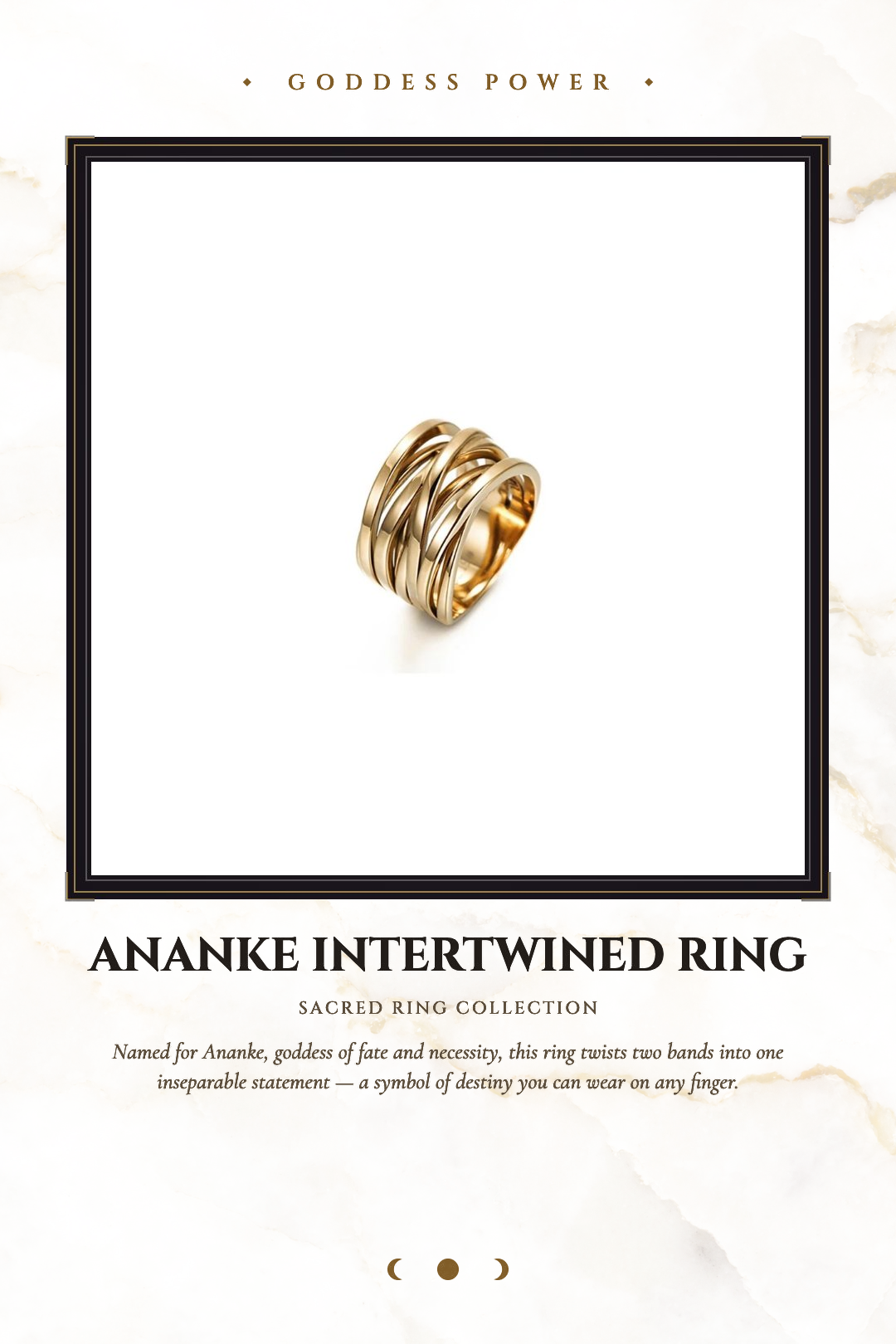 Ananke Intertwined Ring