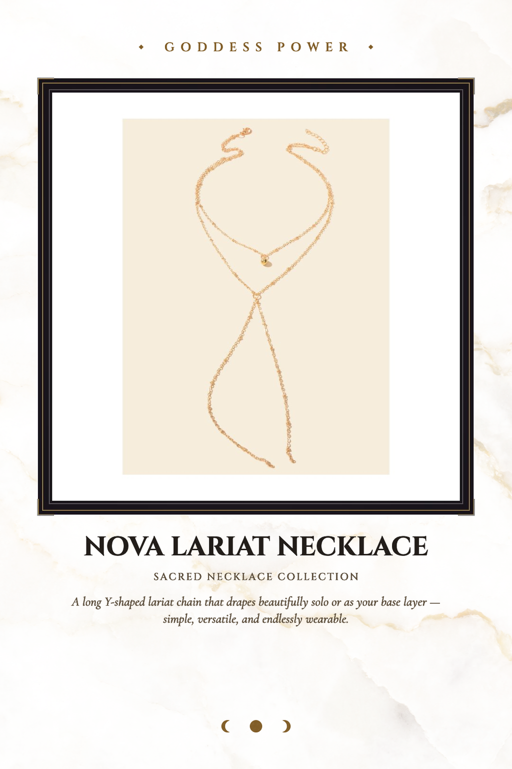 Nova Lariat Necklace